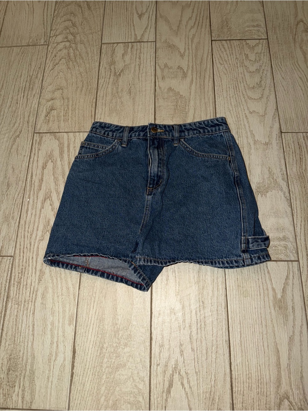 RVCA Dark Blue Denim Shorts
